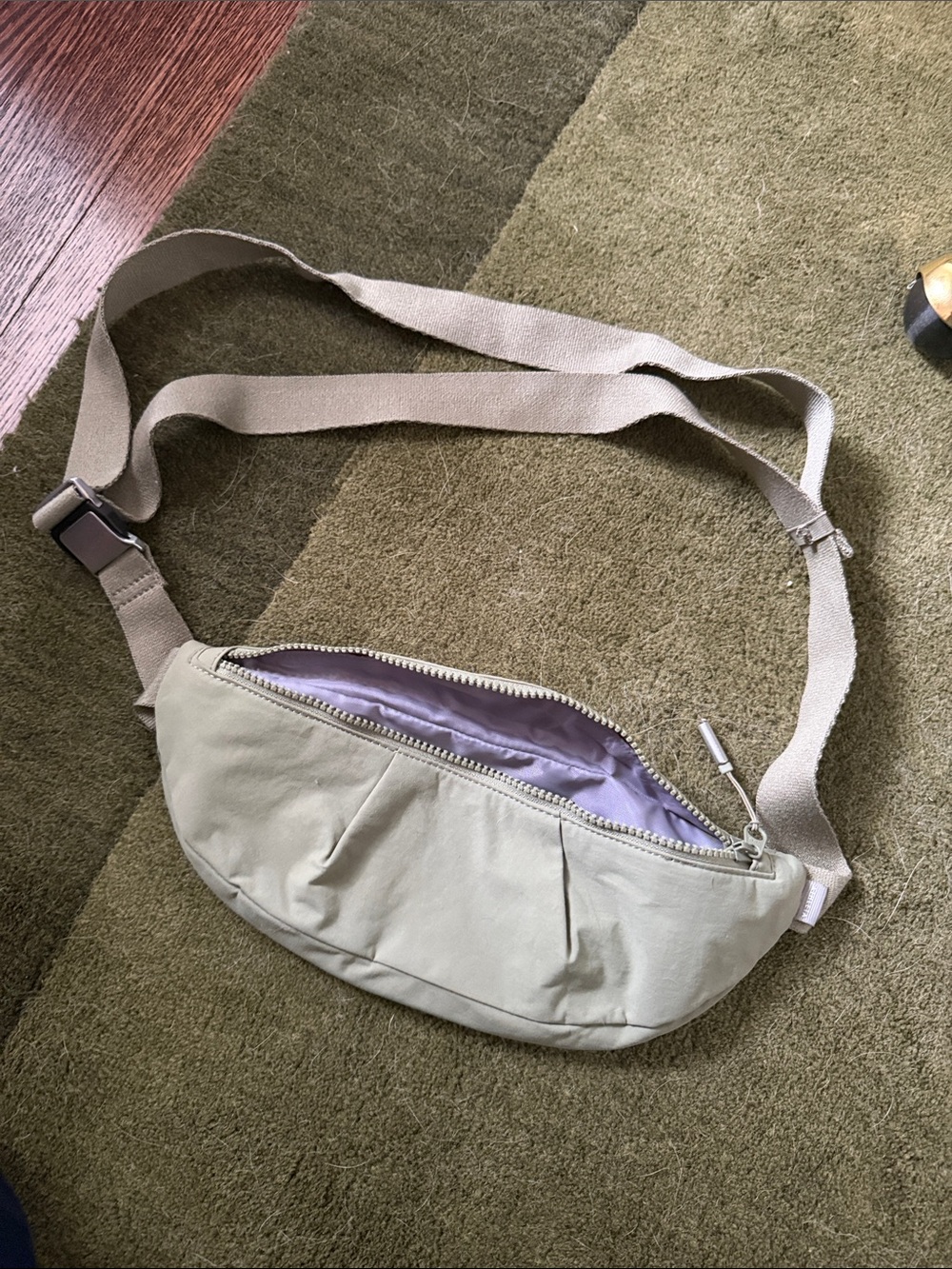 Athleta Canvas Crossbody Sling Bag
